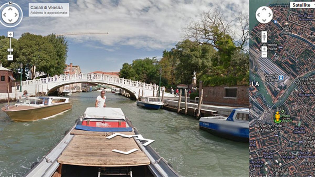 Venecia,Street View,Google,mapas,servicio de mapas,