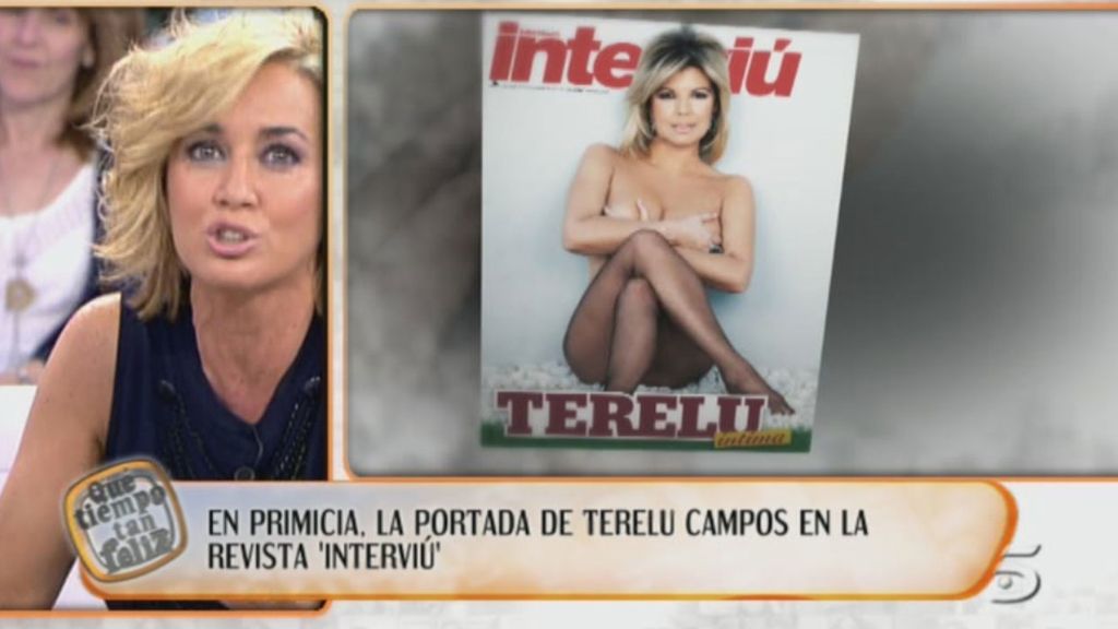 '¡Qué tiempo tan feliz!' muestra en primicia la portada de Terelu Campos