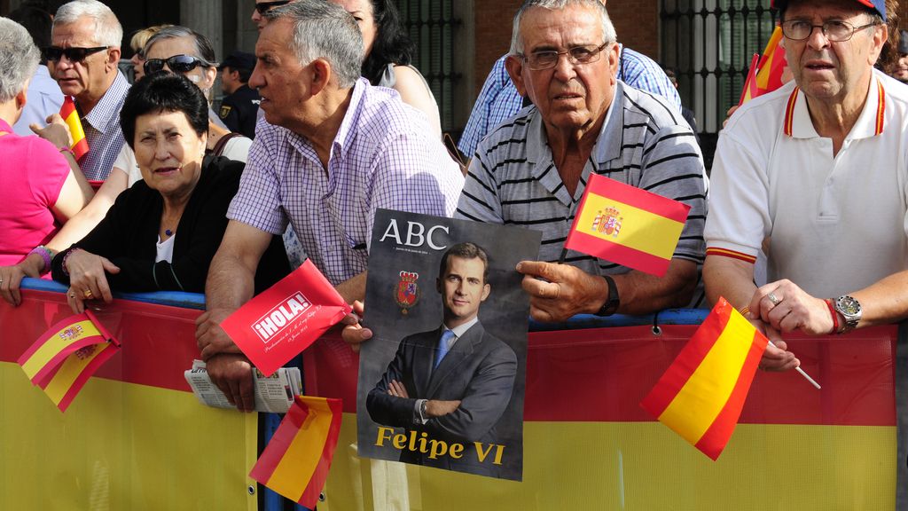 Madrid acompaña a Felipe VI