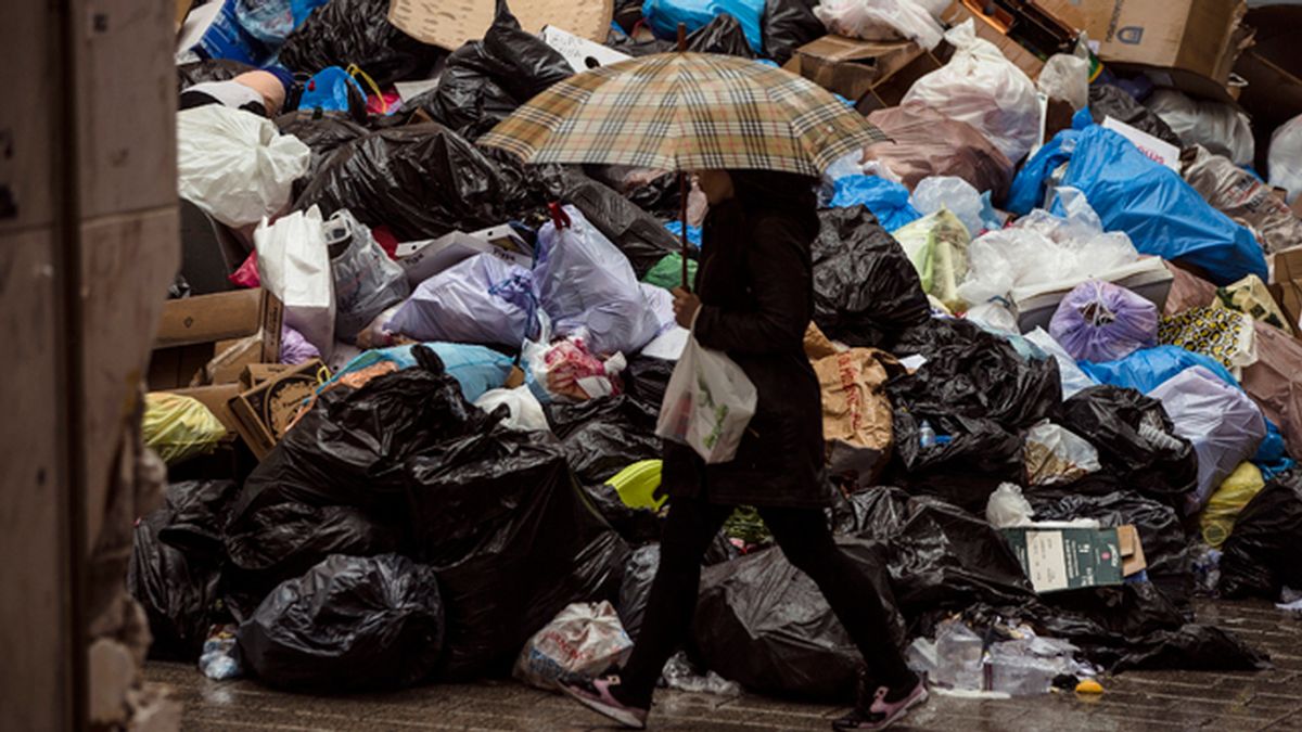 Huelga de basuras en Málaga