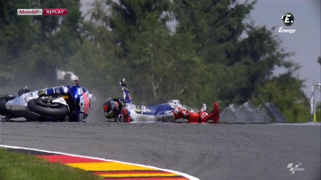 Caída en los Libres 2 de Sachsenring