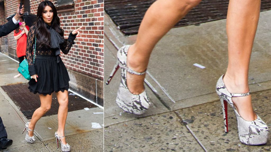 Kim Kardashian súper fan de las megas plataformas