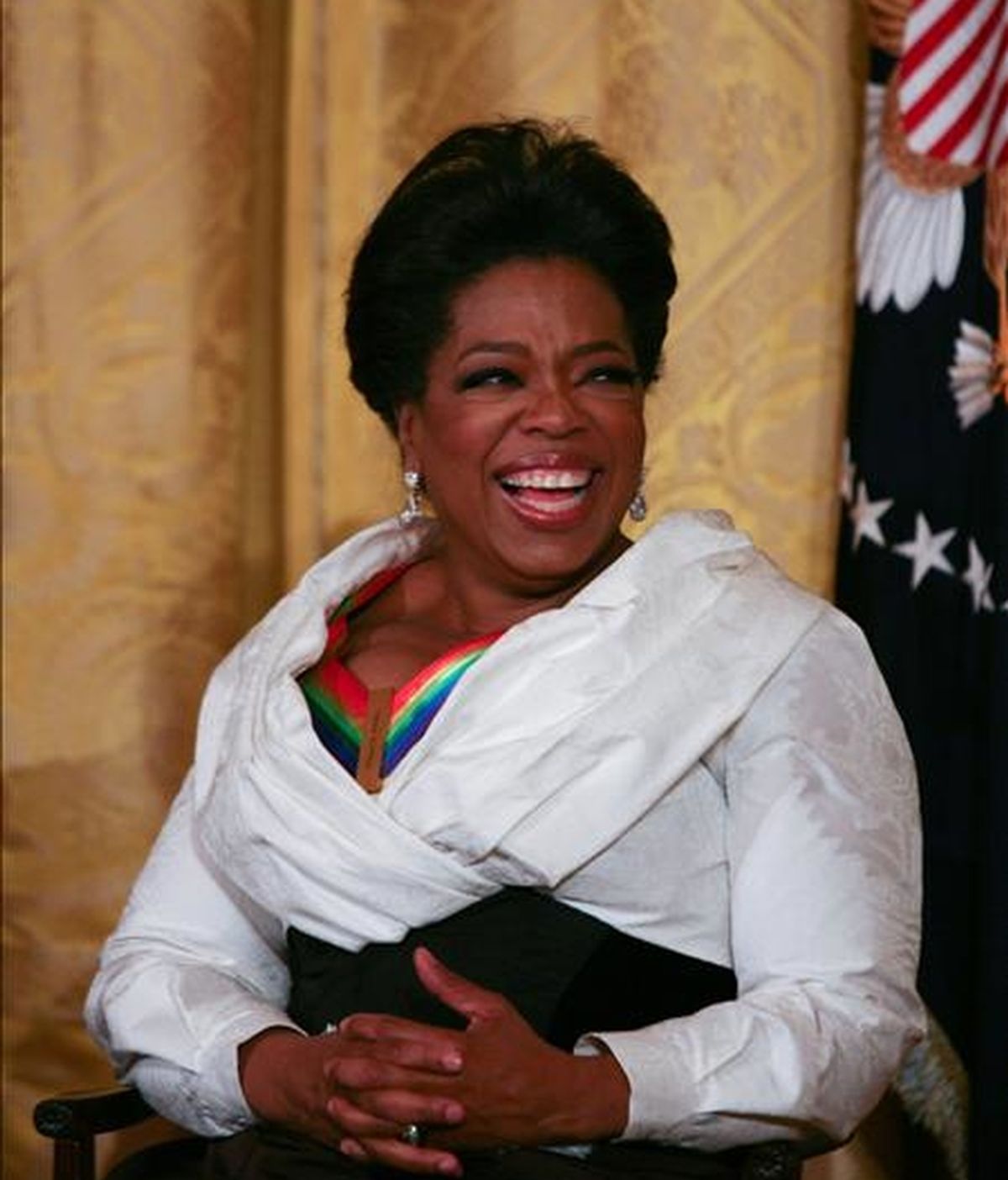 Oprah Winfrey realizó las contribuciones económicas para financiar proyectos educativos y sociales para mujeres y niños a través de la Oprah Winfrey Foundation, organización filantrópica creada por ella misma. EFE/Archivo