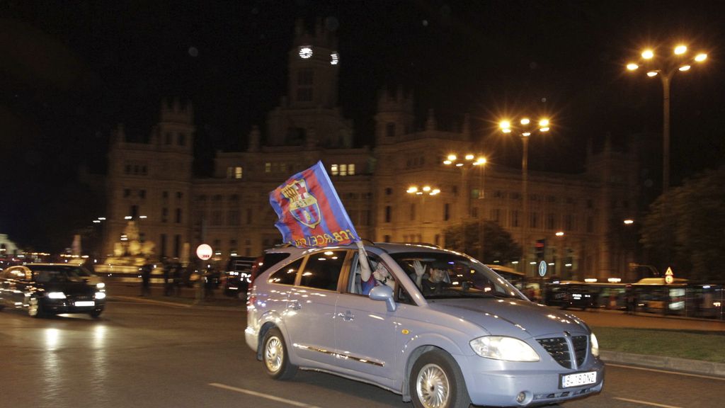 Celebraciones en Madrid y Barcelona por la Copa del Rey