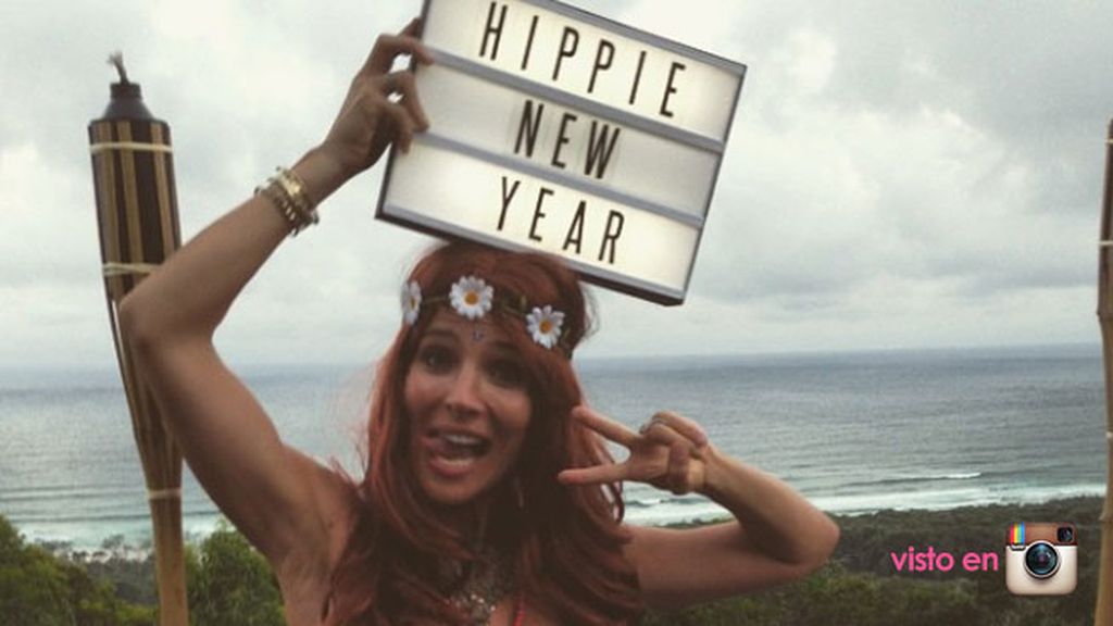 Elsa Pataky nos desea un 'Hippi New Year' desde Australia