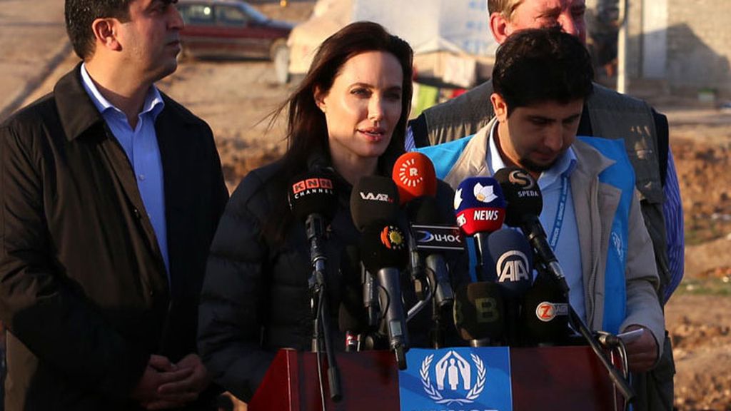 Angelina Jolie en Irak