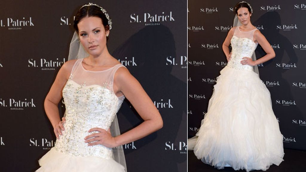 Raquel Jiménez, estrella del desfile St Patrick de Pronovias