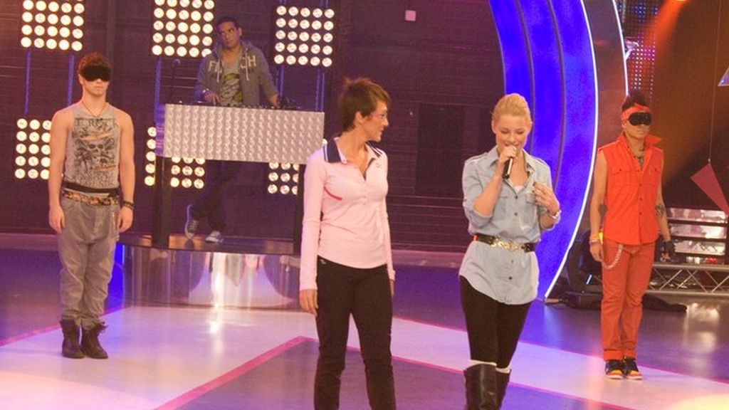 Durante el ensayo de Soraya