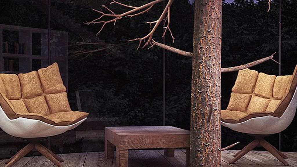 ¿Le gustaría vivir en una casa-árbol?