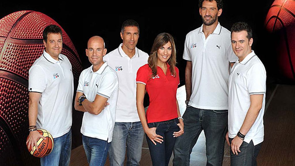 Equipo de Mediaset para el Eurobasket