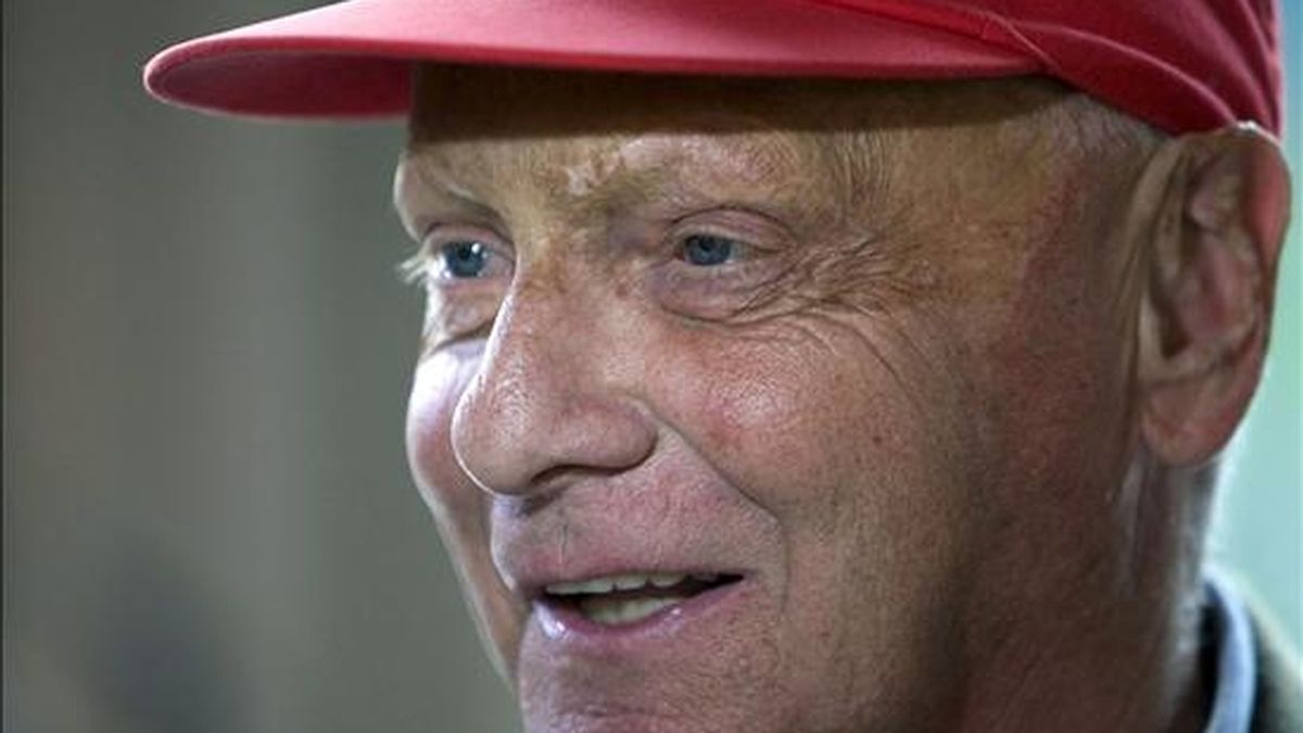 El ex corredor austriaco de Fórmula Uno Niki Lauda. EFE/Archivo El ex corredor austriaco de Fórmula Uno Niki Lauda. EFE/Archivo