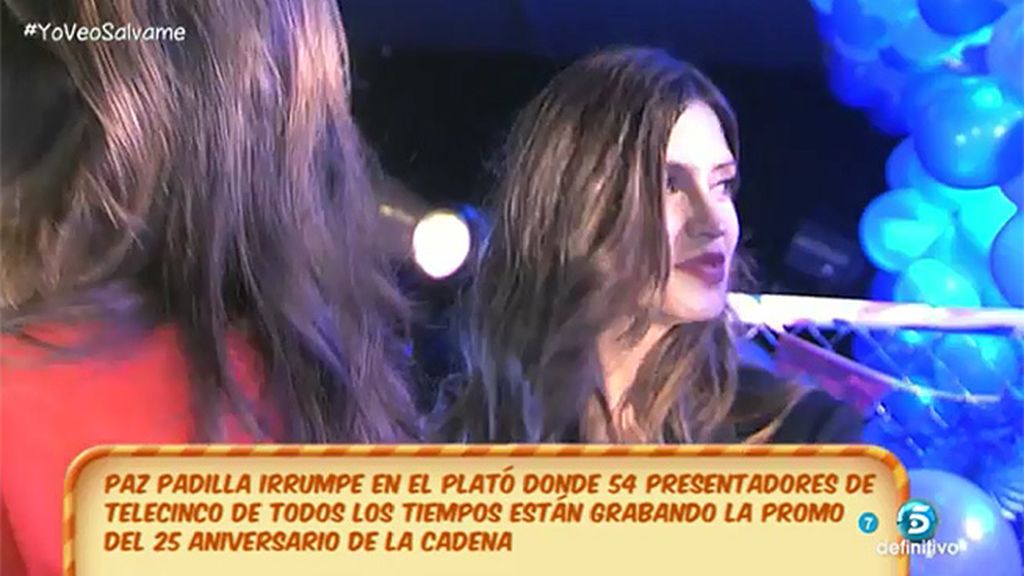 'Sálvame' nos cuela en la grabación de la promo de los 25 años de Telecinco