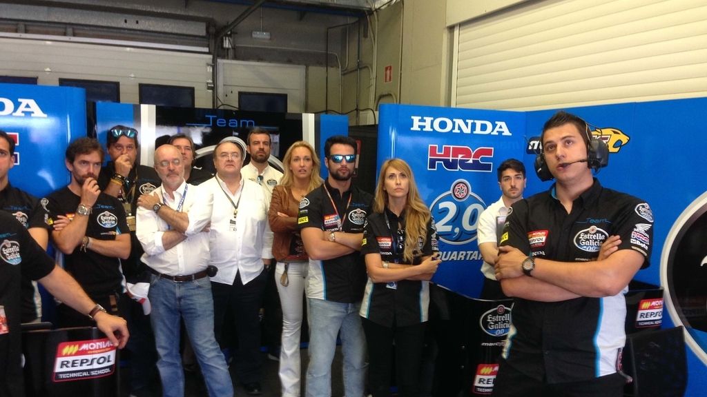 Jesús Castro no se quiso perder el Gran Premio de España de Jerez