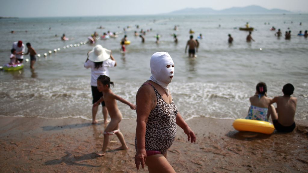 La última moda en China para protegerse del Sol