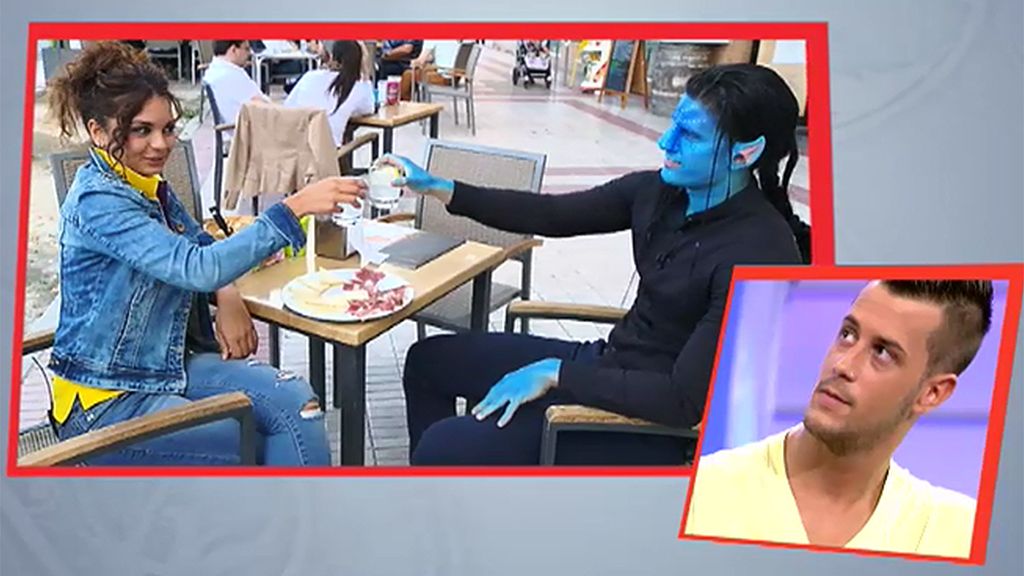 María no parar de reír con su pretendiente Avatar