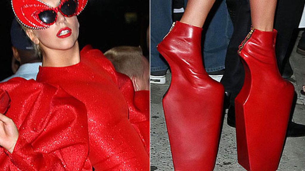 Lady Gaga, plataformas imposibles