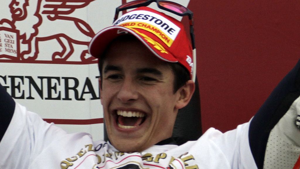 La sonrisa del nuevo campeón de MotoGP