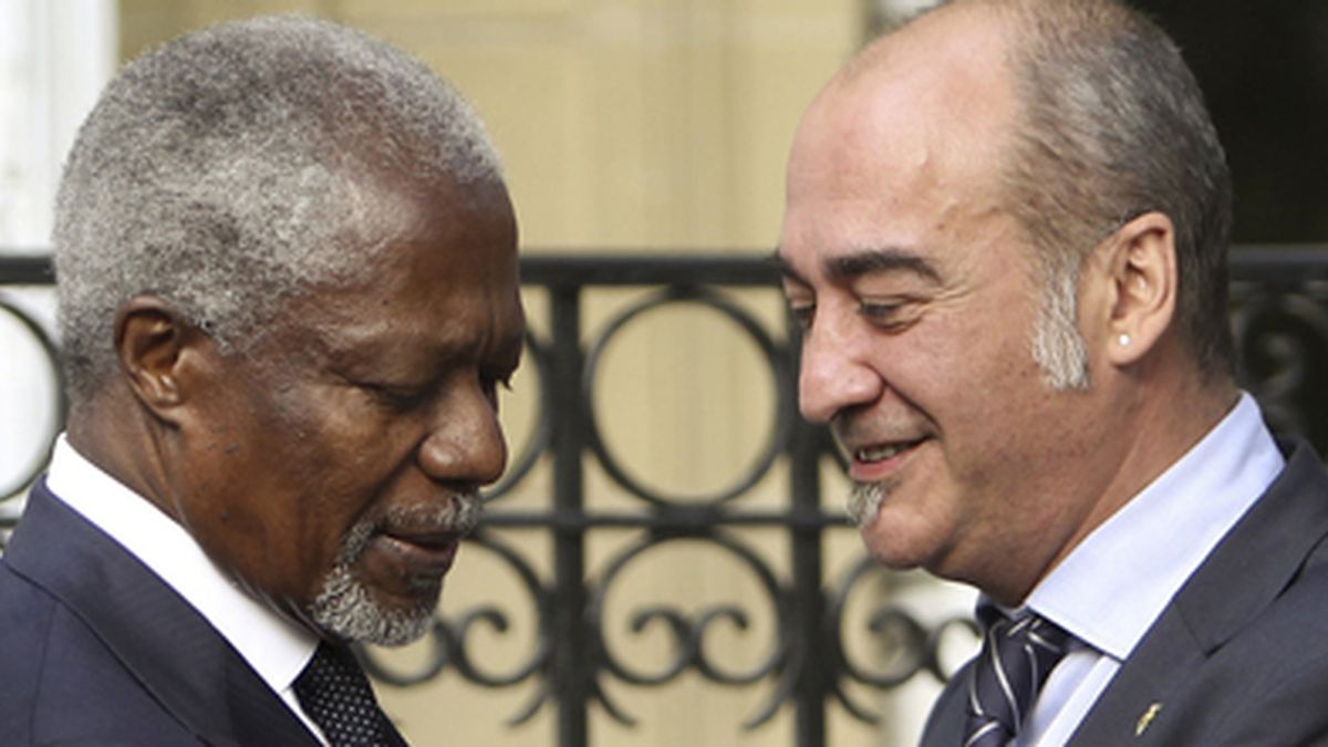 Kofi Annan ha sido uno de los participantes en la Conferencia de Paz.