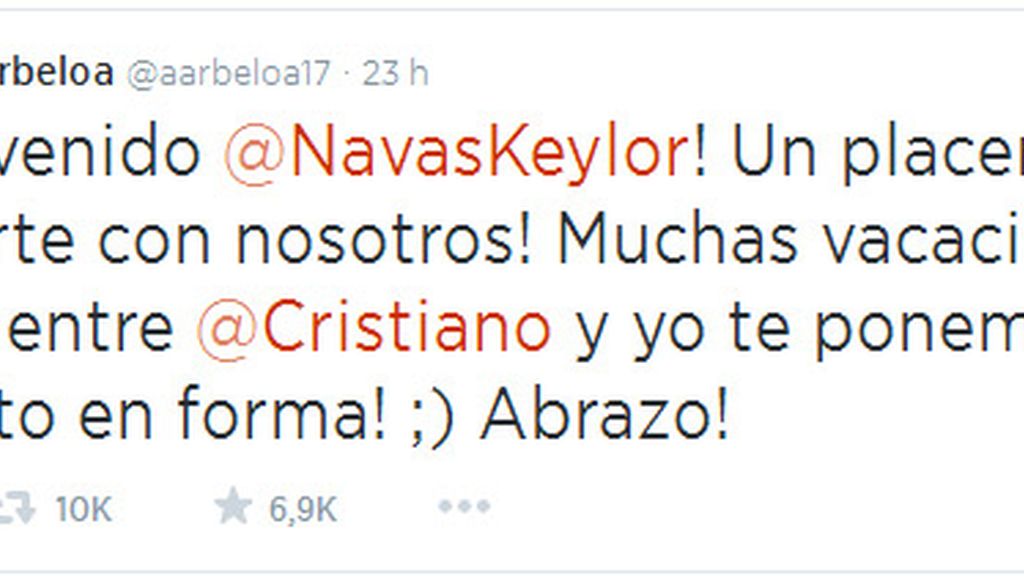 Arbeloa twitter