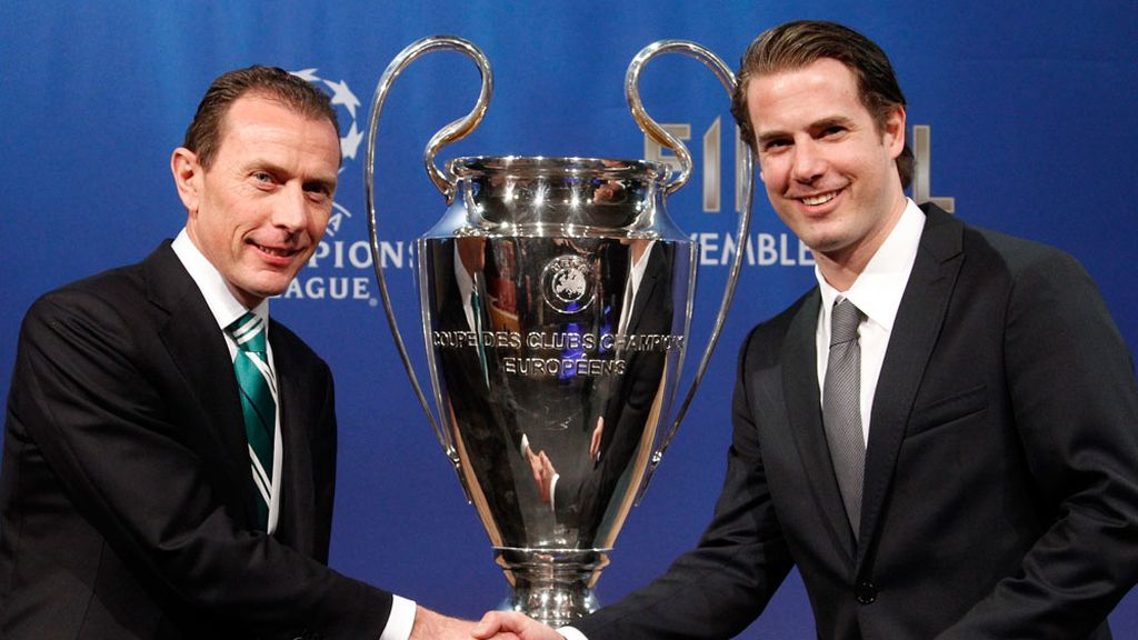 Emilio Butragueño y Lars Ricken