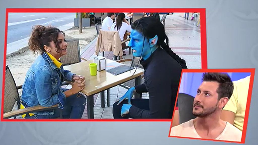 María no parar de reír con su pretendiente Avatar