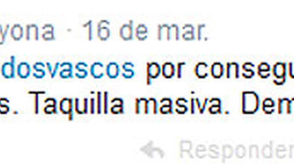 Tuits 'Ocho apellidos vascos'