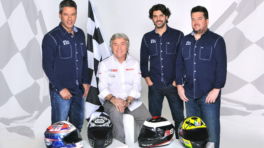 El equipo de retransmisiones de Moto GP de Mediaset ya está preparado