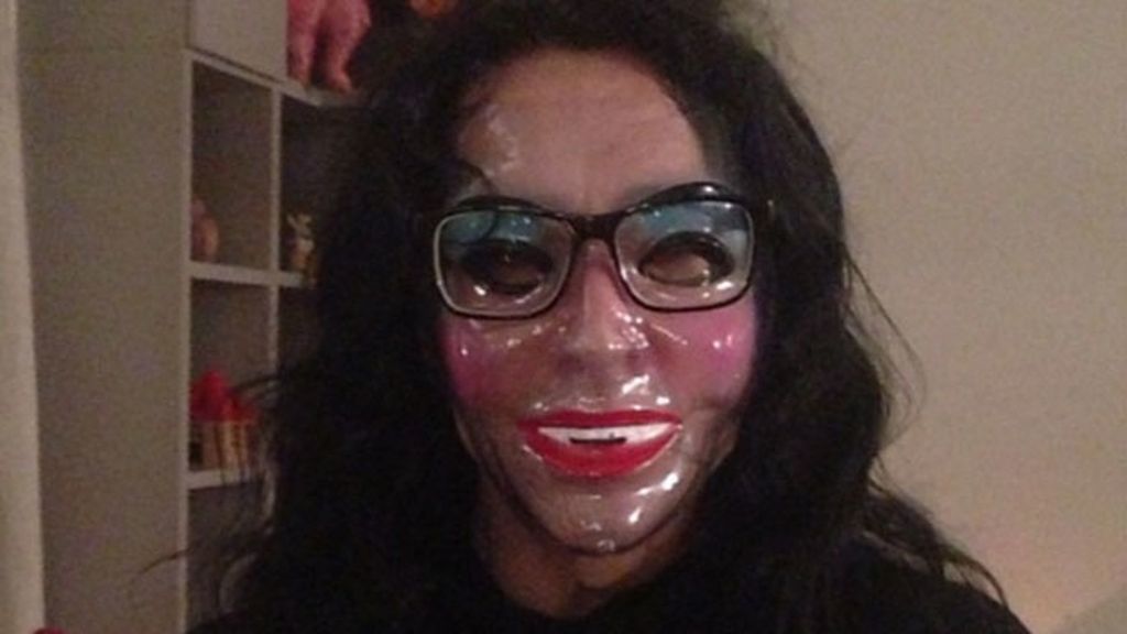 Mario Vaquerizo, no sabemos si es su disfraz de Halloween, pero ¡qué miedo!