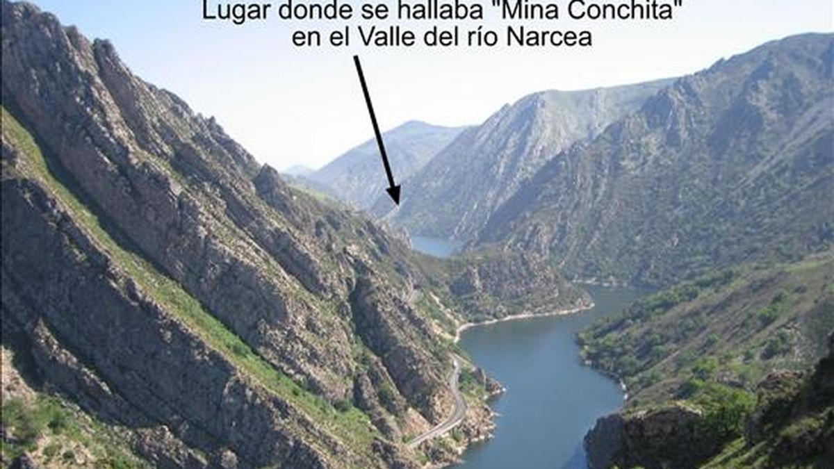 Vista del Valle del río Narcea donde se hallaba la "Mina Conchita", de donde supuestamente proceden los explosivos utilizados en el 11-M, en Madrid. EFE