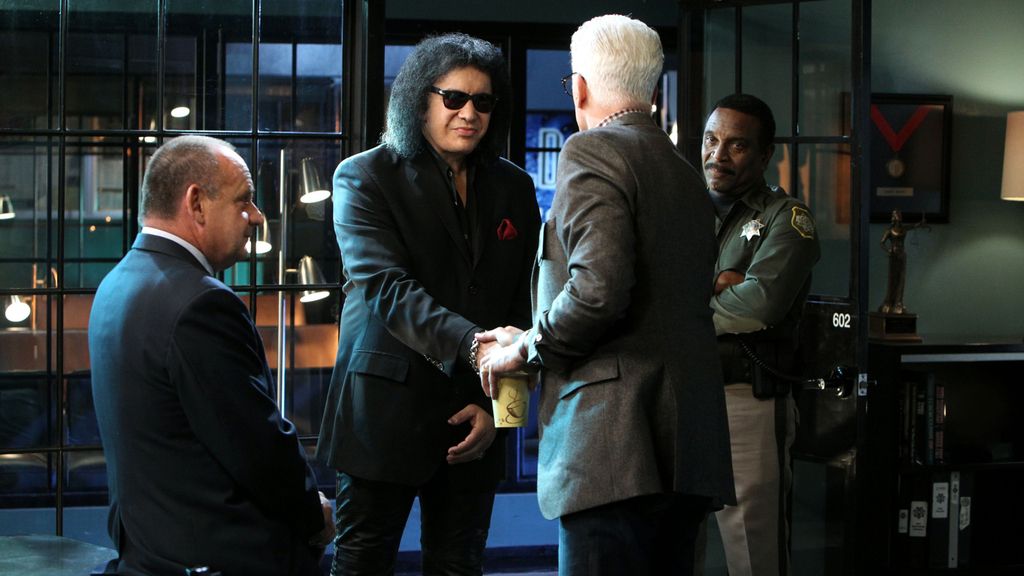 Gene Simmons, cantante de Kiss, investigado por un asesinato en 'C.S.I.'