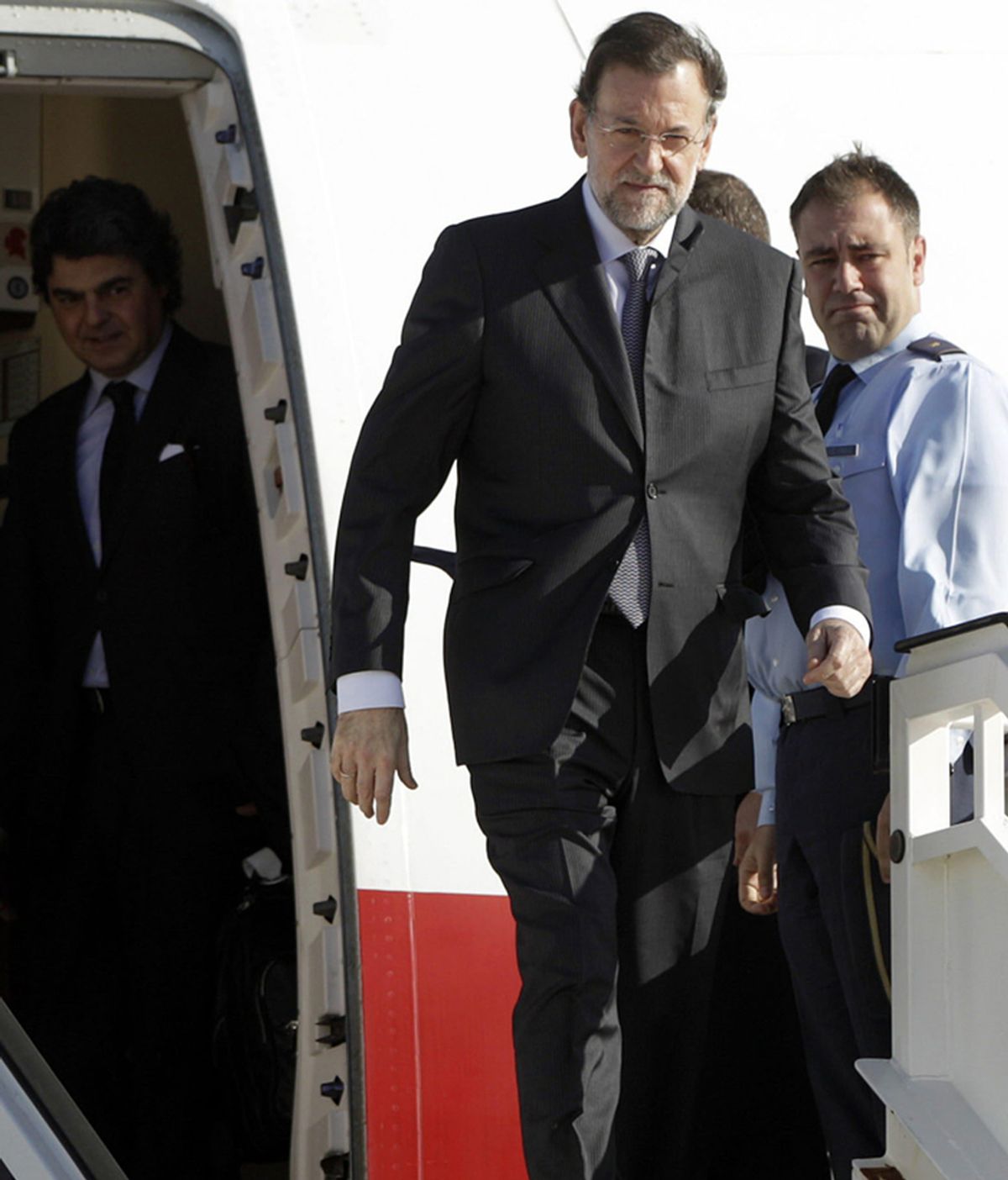 Llegada a Cádiz del presidente español, Mariano Rajoy, para asistir a la XXII Cumbre Iberoamericana