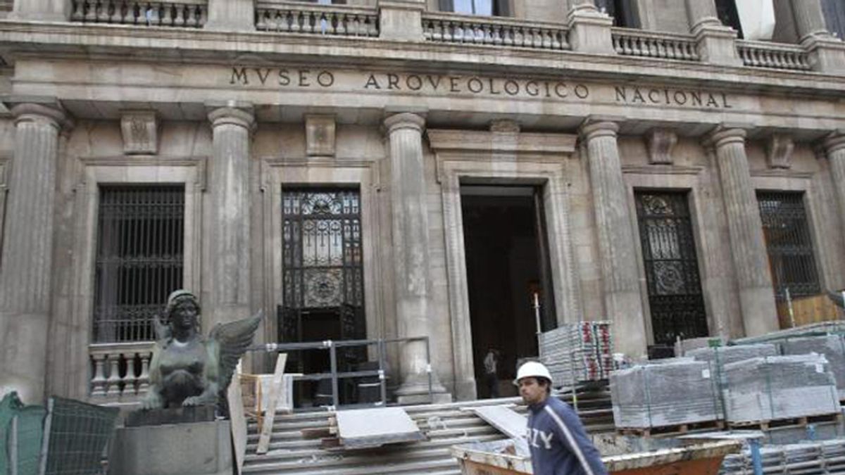Obras de restauración del Museo Arqueológico Nacional