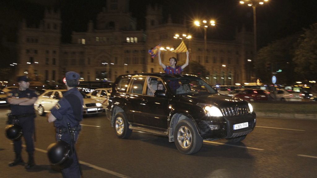 Celebraciones en Madrid y Barcelona por la Copa del Rey