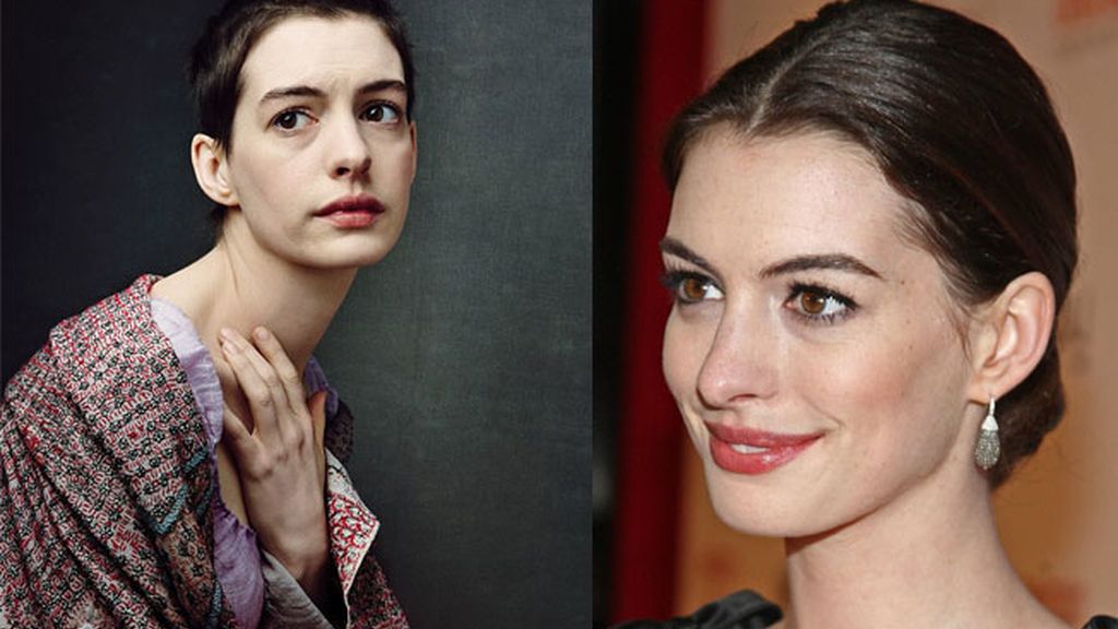 Anne Hathaway, en los huesos
