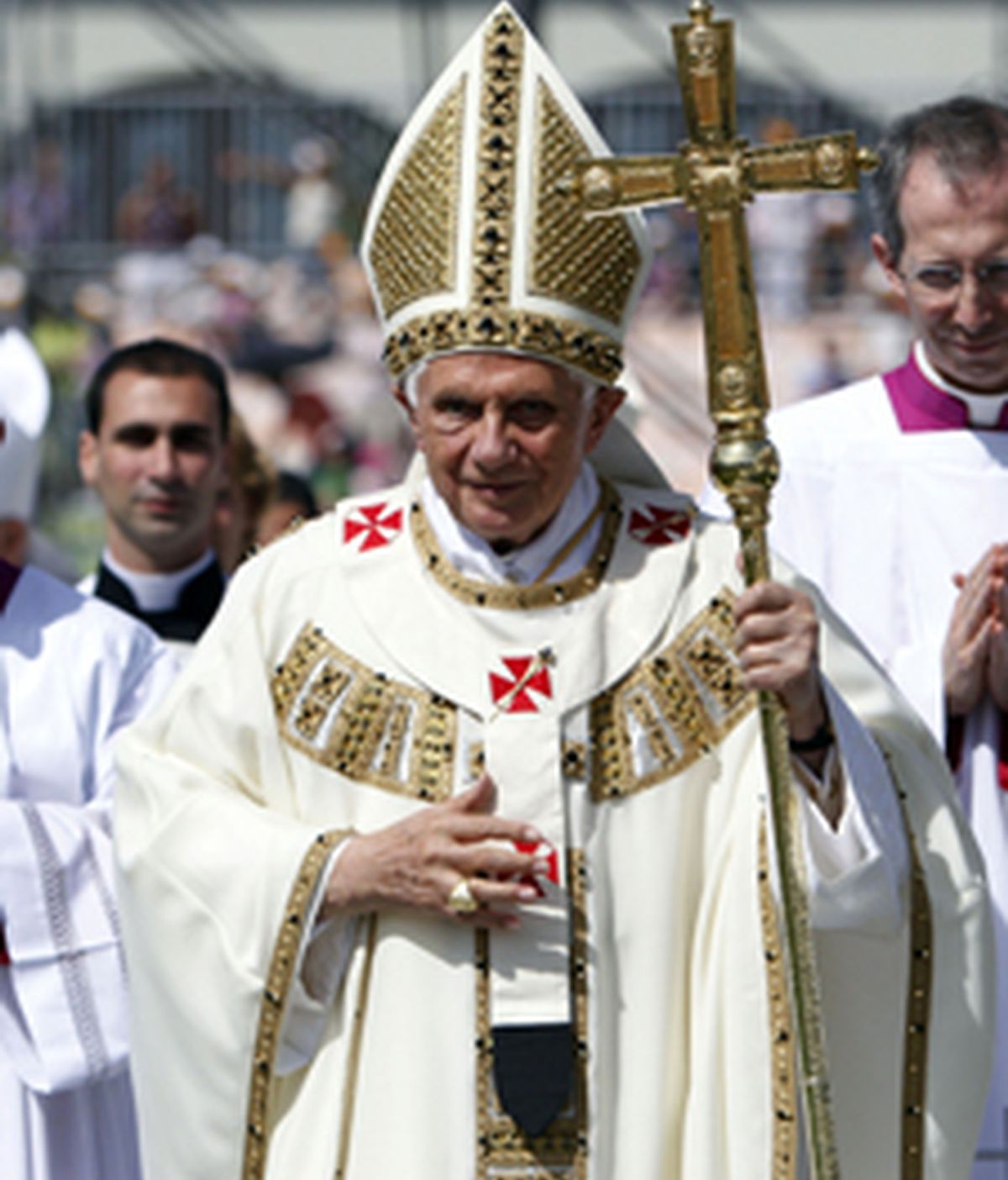 Benedicto XVI llegará a Madrid el 19 de Agosto. Foto: Gtres Benedicto XVI llegará a Madrid el 19 de Agosto. Foto: Gtres