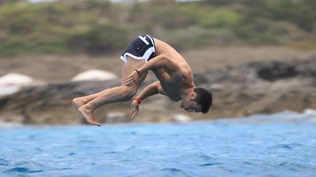 David Bustamante, disfrutando de sus vacaciones en Ibiza