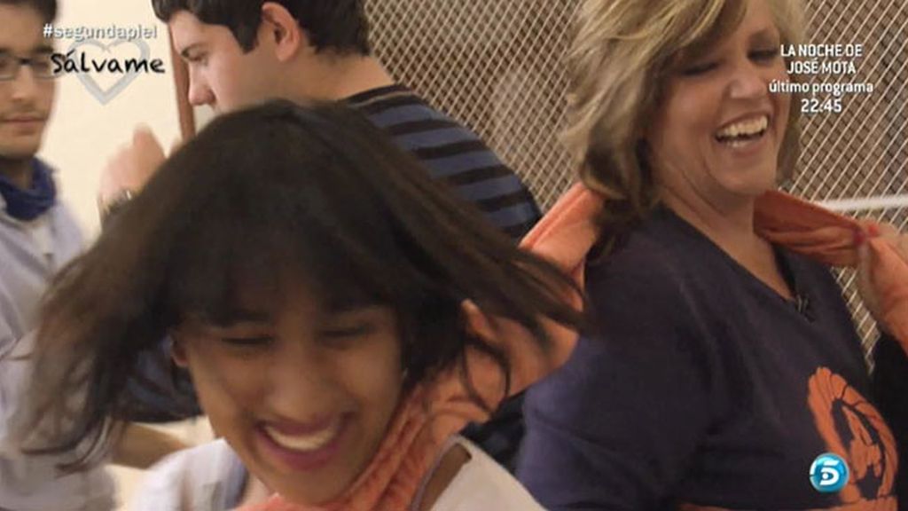 La colaboradora de 'Sálvame' pasa unos días en la Fundación Virgen del Pueyo