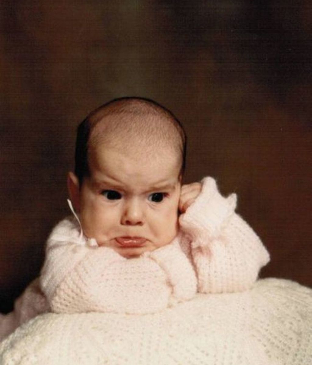 Los más pequeños también saben poner mala cara