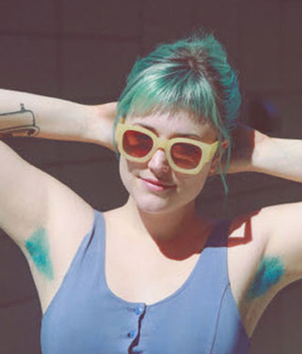 Teñirse el pelo de la axila, ¿Moda o protesta?