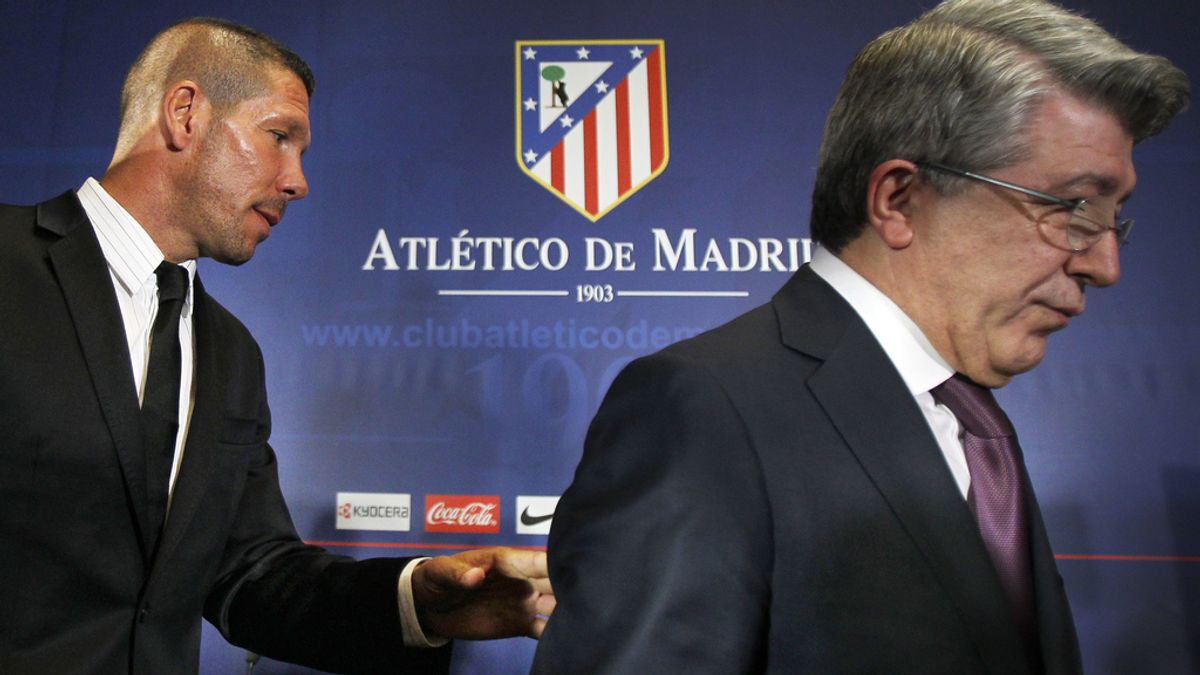 Enrique Cerezo, Diego Simeone, Atletico Enrique Cerezo, Diego Simeone, Atletico