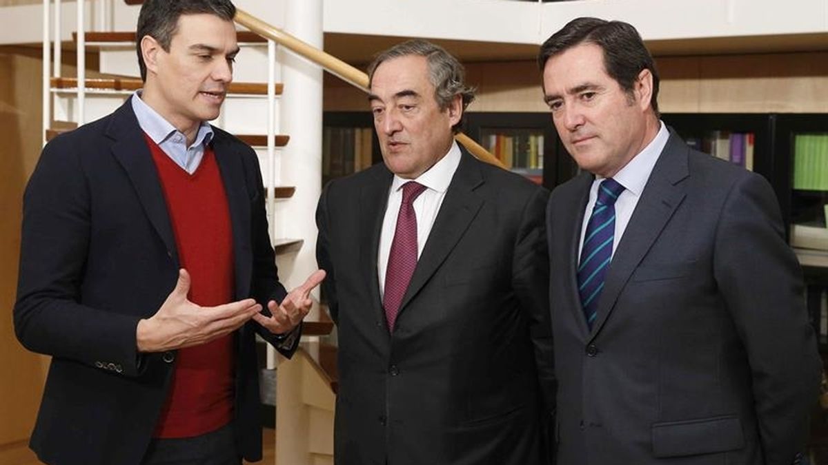 Sánchez se reúne con los líderes de la CEOE y de CEPYME