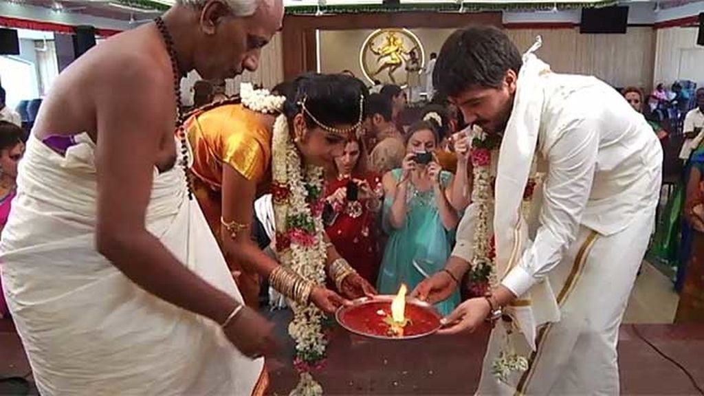 La celebración de la boda