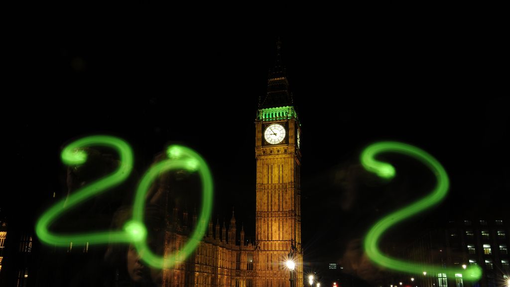 Dibujos de luz para felicitar el año nuevo