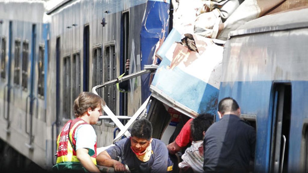 Accidente de tren en Argentina