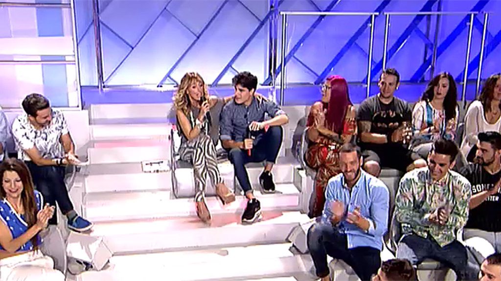 El tronista está feliz con la notica