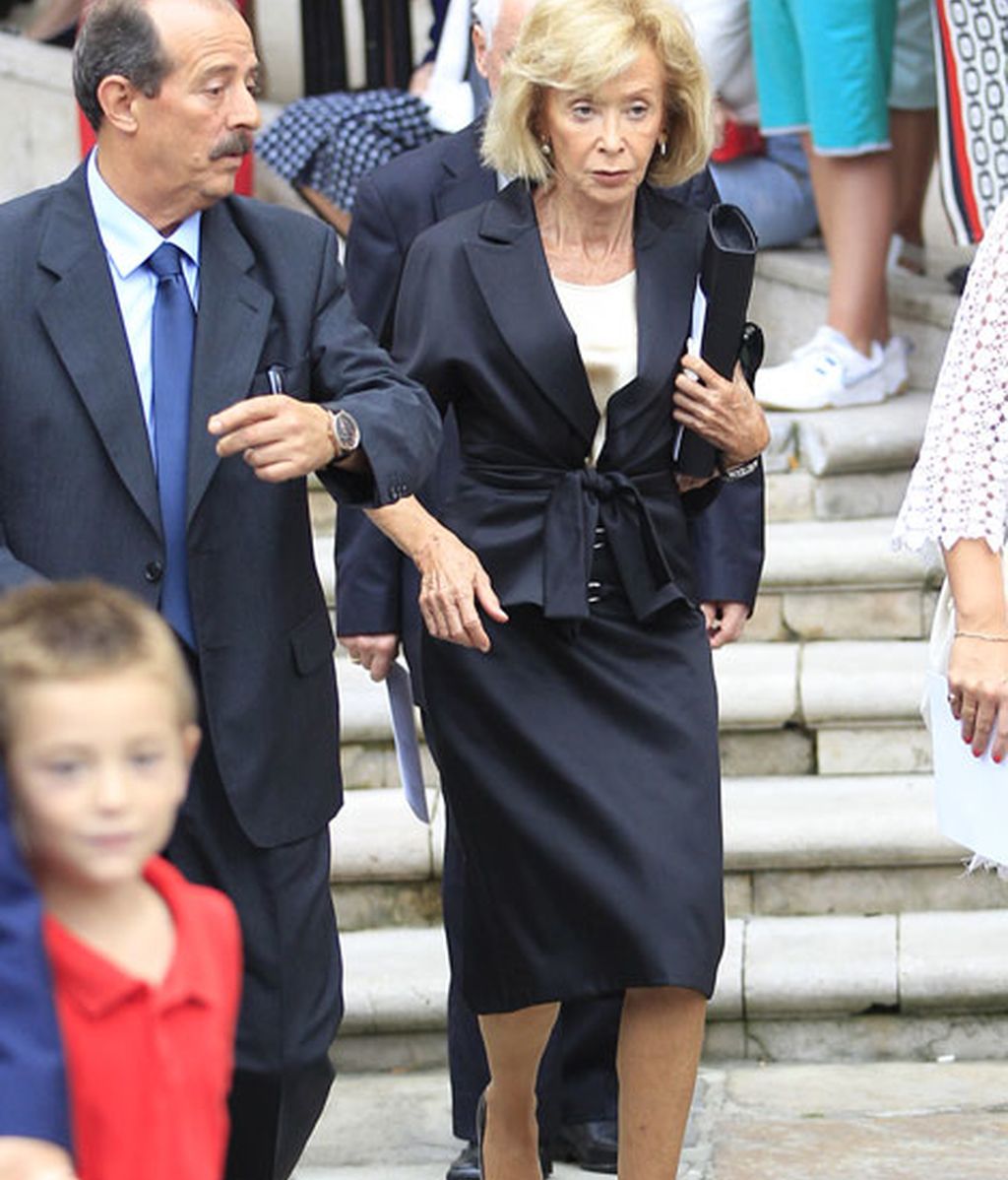 María Teresa Fernández de la Vega acudió al acto de luto