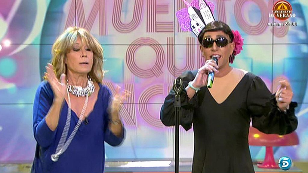 Mila Ximénez y Paz Padilla le hacen la coreografía