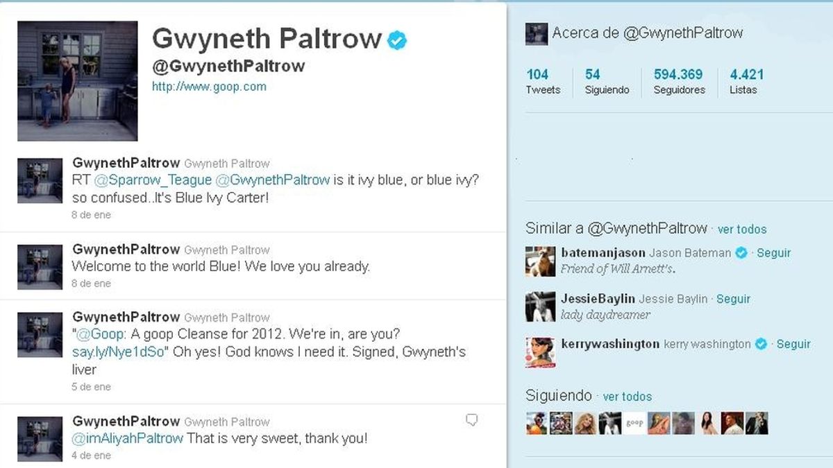 Declaraciones Gwyneth Paltrow