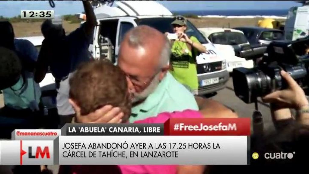 Josefa, la abuela de Fuerteventura, puesta en libertad