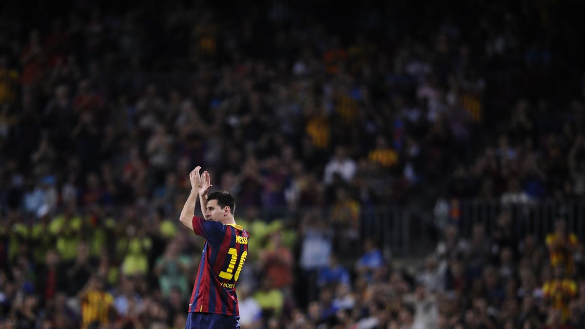 Messi sustituido ante la Real Sociedad